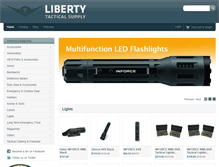 Tablet Screenshot of libertytacticalsupply.com